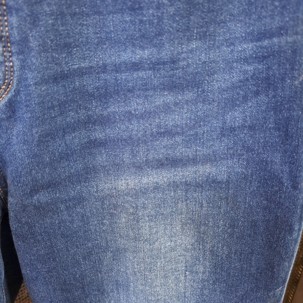 Soft Surroundings Women's Medium Pull On Elastic Waist Pants Denim Jeans Blue - Picture 7 of 11